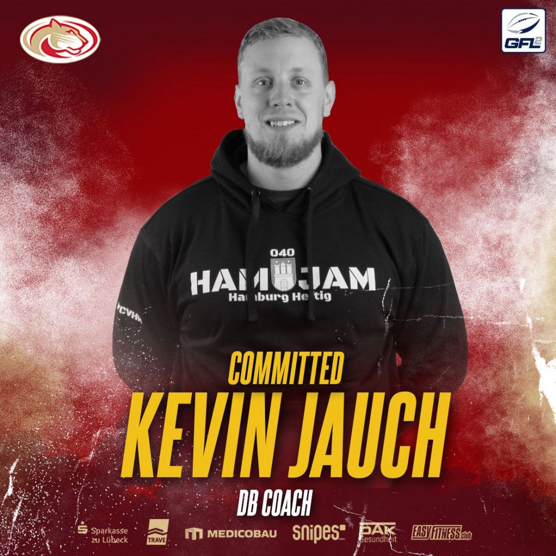 Lübeck Cougars - Kevin Jauch neuer DB-Coach der Cougars